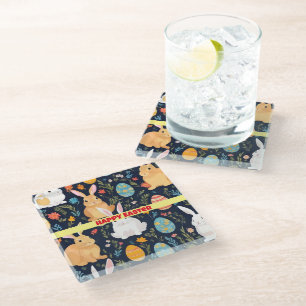 Happy Oaster Boho Bunny Collection Glasuntersetzer