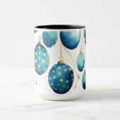 Happy Oaster Bondi Blue Polka Dot Ostereier Tasse (Zentrum)