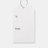 Happy Oaster Boston Terrier Dogs Geschenkanhänger (Rückseite)