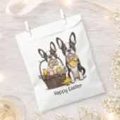 Happy Oaster Boston Terrier Dogs Geschenktütchen (Ausgeschnitten)