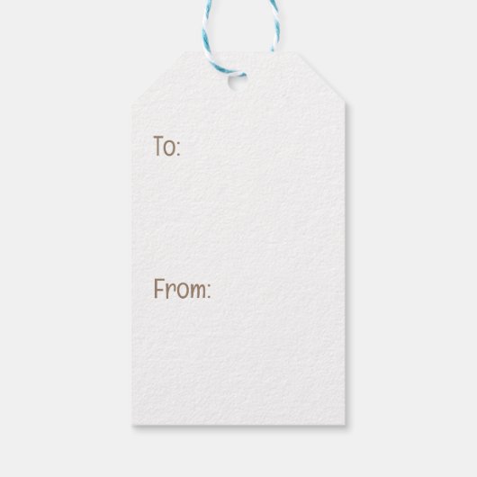 Happy Oaster Boxer Hunde Geschenkanhänger (Rückseite)