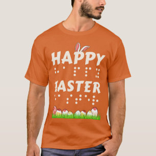 Happy Oaster Braille Blind Sehbehinderte Este T-Shirt