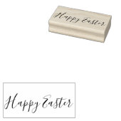 Happy Oaster - Briefmarke aus Holzkautschuk Gummistempel (Stempel)