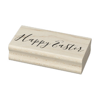 Happy Oaster - Briefmarke aus Holzkautschuk Gummistempel