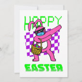 Happy Oaster Brille Retro Vaporwave Einladung (Vorderseite)