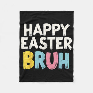 Happy Oaster Bruh Meme Funny Bunny Bro Teens Boys Fleecedecke