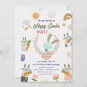 Happy Oaster Brunch and Egg Hunt Einladung