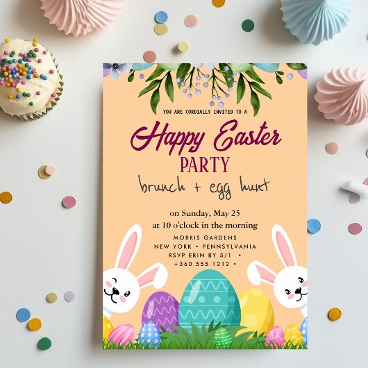 Happy Oaster Brunch and Egg Hunt Einladung