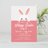 Happy Oaster Brunch and Egg Hunt Einladung (Stehend Vorderseite)