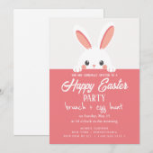 Happy Oaster Brunch and Egg Hunt Einladung (Vorne/Hinten)