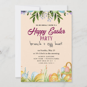 Happy Oaster Brunch and Egg Hunt Einladung
