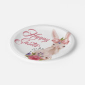 Happy Oaster Brunch Pappteller (Schrägansicht)