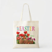 Happy Oaster Bunnies mit Tulips Tragetasche (Vorne)