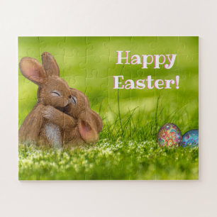 Happy Oaster Bunnies Niedlich Jigsaw Puzzle für Ki