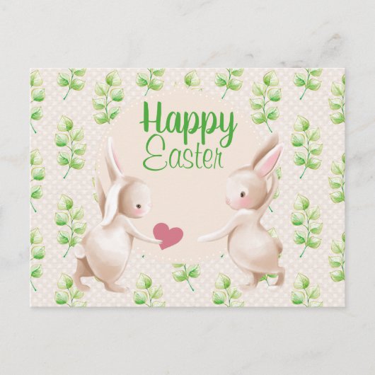 Happy Oaster Bunnies Postkarte (Vorderseite)