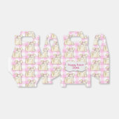 Happy Oaster Bunnies über Gingham Geschenkschachtel (Ungefaltet)