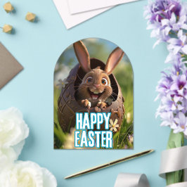 Happy Oaster Bunny Acryleinladungen