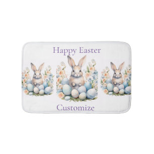 Happy Oaster Bunny Basket Thunder_Cove Badematte