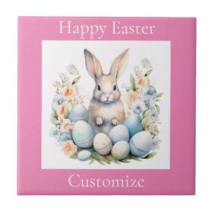 Happy Oaster Bunny Basket Thunder_Cove Fliese