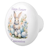 Happy Oaster Bunny Basket Thunder_Cove Keramikknauf (Rechts)