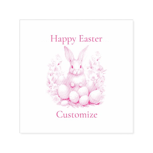 Happy Oaster Bunny Basket Thunder_Cove Permastempel (Design)