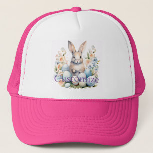 Happy Oaster Bunny Basket Thunder_Cove Truckerkappe