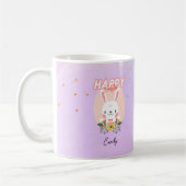 Happy Oaster Bunny Blume Name Kaffeetasse (Links)