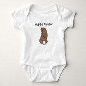 Happy Oaster Bunny Bodysuit Baby Strampler (Vorderseite)