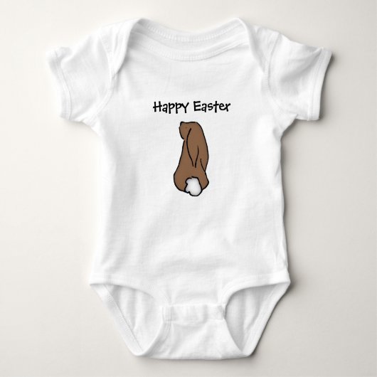 Happy Oaster Bunny Bodysuit Baby Strampler (Vorderseite)