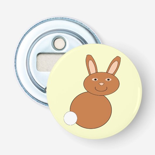 Happy Oaster Bunny Bottle Opener Flaschenöffner (Vorderseite)