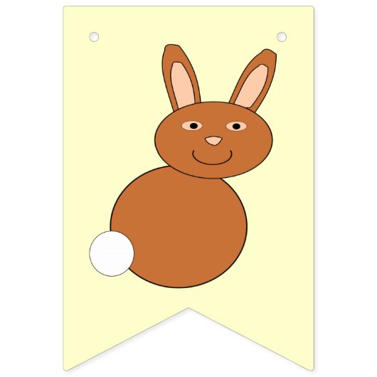 Happy Oaster Bunny Bunting Flags Wimpelkette (Erste Fahne)