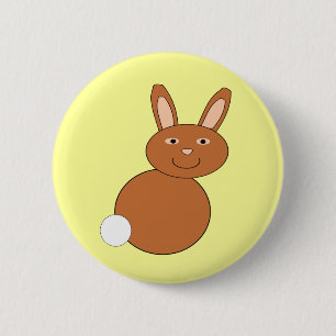 Happy Oaster Bunny Button