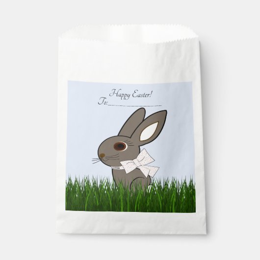 Happy Oaster Bunny Candy Favor Bags Geschenktütchen (Vorderseite)