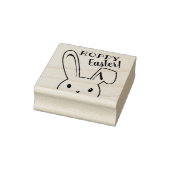 Happy Oaster Bunny Cartoon Niedlich Funny Spring Gummistempel (Stempel)