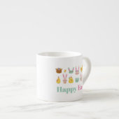 Happy Oaster Bunny Chicken Espressotasse (Vorderseite Rechts)