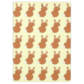 Happy Oaster Bunny Clipboard Klemmbrett (Rückseite)