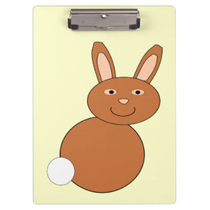 Happy Oaster Bunny Clipboard Klemmbrett