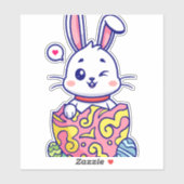 Happy Oaster Bunny Collection 2 Aufkleber (Blatt)
