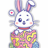Happy Oaster Bunny Collection 2 Aufkleber (Vorderseite)
