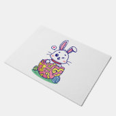 Happy Oaster Bunny Collection 2 Fußmatte (Schrägansicht)