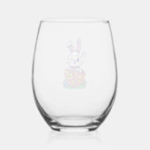 Happy Oaster Bunny Collection 2 Weinglas Ohne Stiel (Rückseite)