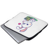 Happy Oaster Bunny Collection 3 Laptopschutzhülle (Vorne Knopf)