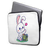 Happy Oaster Bunny Collection 3 Laptopschutzhülle (Vorderseite Links)