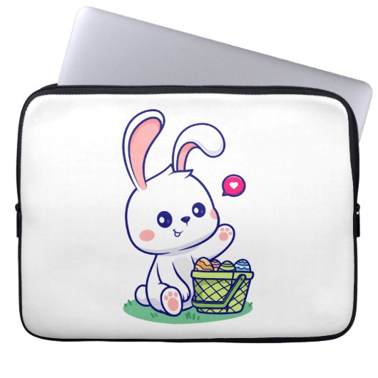 Happy Oaster Bunny Collection 3 Laptopschutzhülle (Vorderseite)