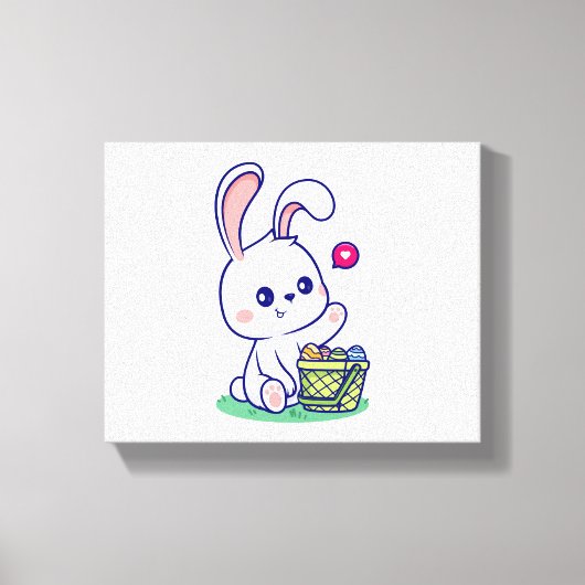 Happy Oaster Bunny Collection 3 Leinwanddruck (Vorderseite)