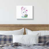 Happy Oaster Bunny Collection 3 Leinwanddruck (Insitu (Schlafzimmer))