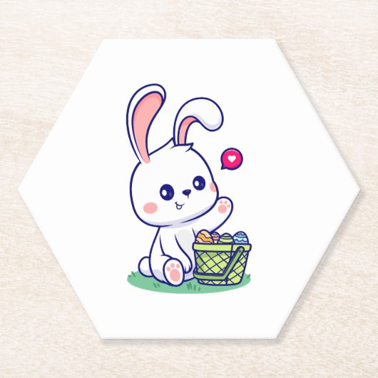 Happy Oaster Bunny Collection 3 Untersetzer (Vorderseite)