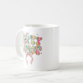 Happy Oaster Bunny Coquette Bow Kaffeetasse (Vorderseite Links)