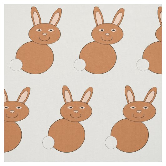 Happy Oaster Bunny Craft Fabric Stoff (Muster)