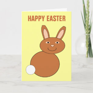 Happy Oaster Bunny Custom Card Feiertagskarte